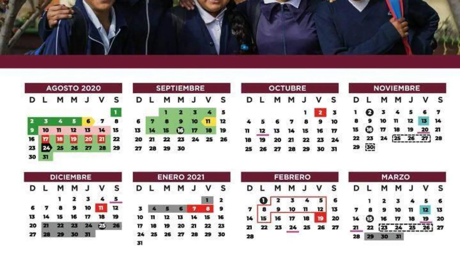 CALENDARIOA ESCOLAR 20-21